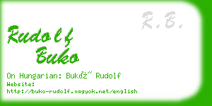 rudolf buko business card